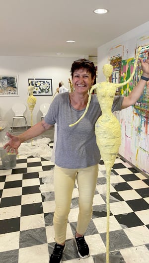 Uschi beim Kurs